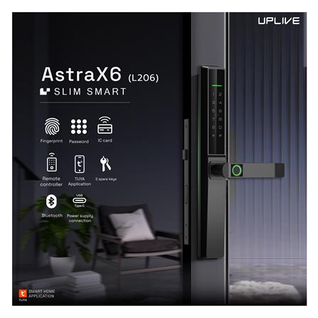 กลอนดิจิตอล UPLIVE L206 (ASTRAX6) สีดำ_4