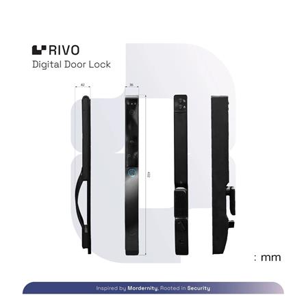 กลอนดิจิตอล UPLIVE J1 (RIVO) สีดำ_5