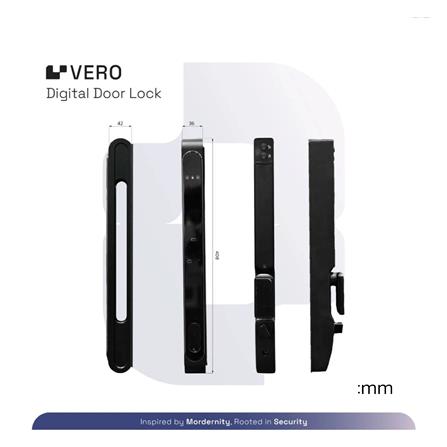 กลอนดิจิตอล UPLIVE J6 (VERO) สีดำ_4