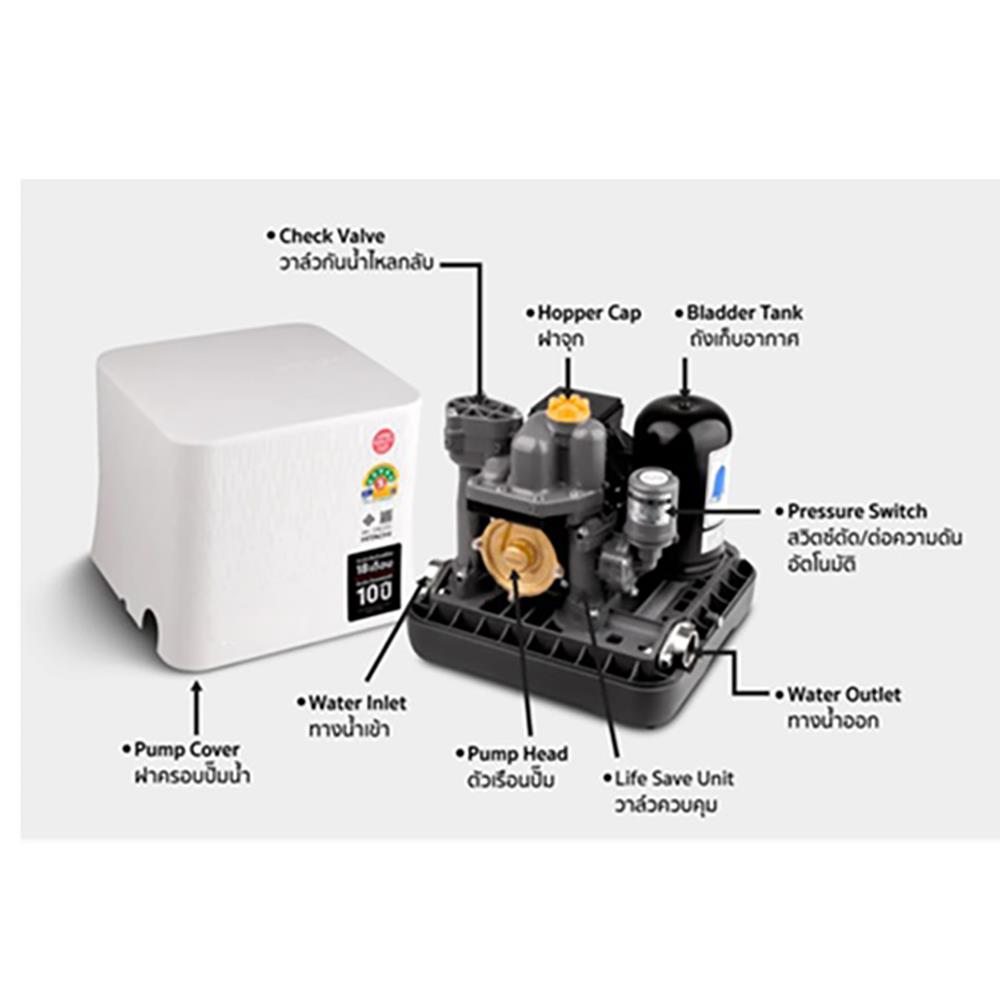 ถังเก็บน้ำ PP SMART PAK PRO 1000 ลิตร สีเบจ