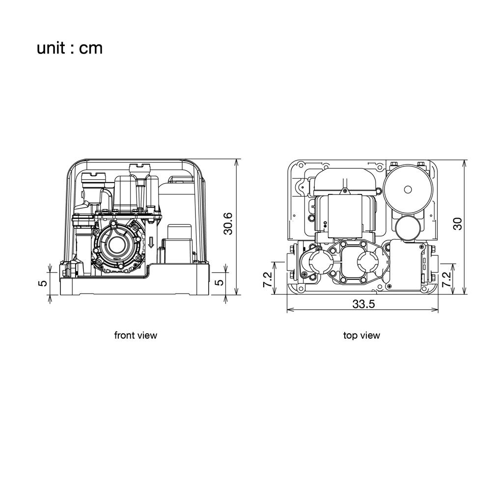 ปั๊มอัตโนมัติ MITSUBISHI EP-305R2E 300 วัตต์