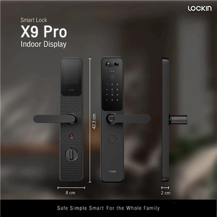 กลอนดิจิตอล LOCKIN X9 PRO สีดำ_8