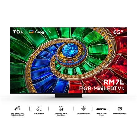 ทีวีอาร์จีบี มินิแอลอีดี 65 นิ้ว TCL (4K, RGB-MiniLED, GOOGLE TV) 65RM7L_12