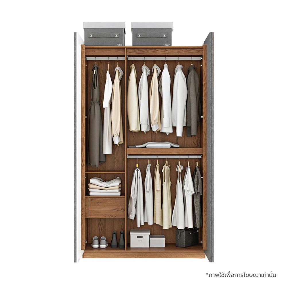 ชุดห้องนอน 5 ฟุต KONCEPT BERGEN สี MOCHA WHITE