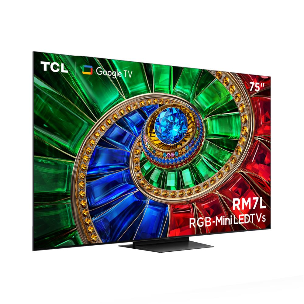 ทีวีอาร์จีบี มินิแอลอีดี 75 นิ้ว TCL (4K, RGB-MiniLED, GOOGLE TV) 75RM7L