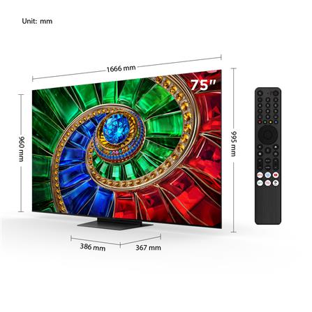 ทีวีอาร์จีบี มินิแอลอีดี 75 นิ้ว TCL (4K, RGB-MiniLED, GOOGLE TV) 75RM7L_14