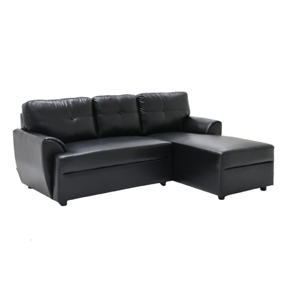 โซฟาเข้ามุมขวา SOFA SOLUTIONS 19251395 สีดำ