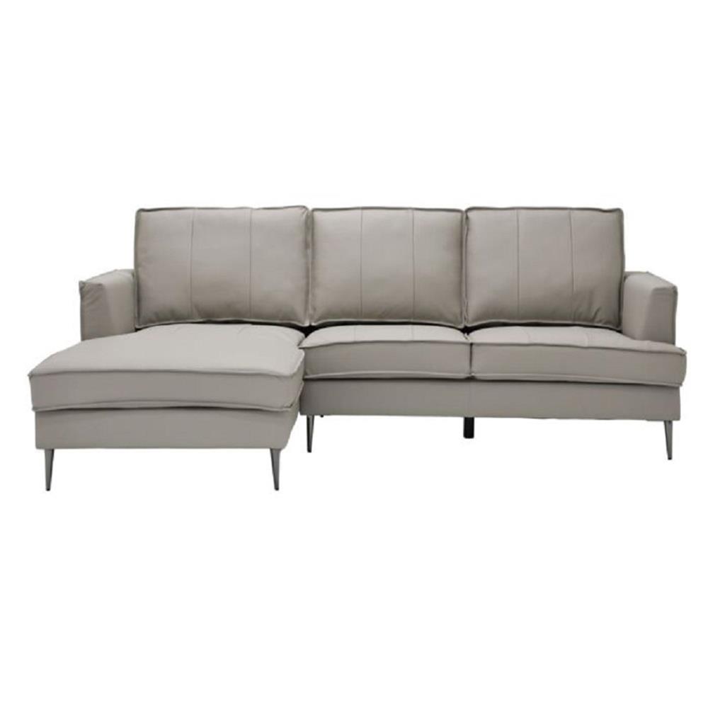 โซฟาเข้ามุมซ้าย SOFA SOLUTIONS LIMBO สีเทาอ่อน