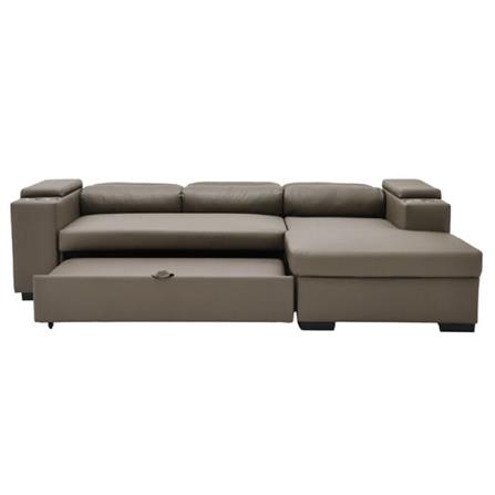 โซฟาเข้ามุมขวา SOFA SOLUTIONS GOMIC สีน้ำตาล_7