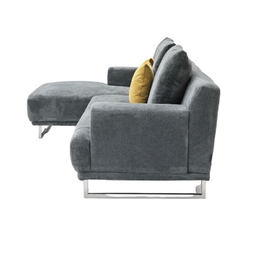 โซฟาเข้ามุมซ้าย SOFA SOLUTIONS GIRLY-PLUS สีเทาเข้ม