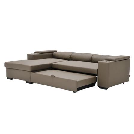 โซฟาเข้ามุมซ้าย SOFA SOLUTIONS GOMIC สีน้ำตาล_6