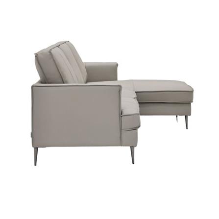 โซฟาเข้ามุมขวา SOFA SOLUTIONS LIMBO สีเทาอ่อน_2