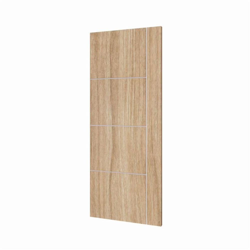 ประตูภายใน UPVC ไม่เจาะลูกบิด PARAZZO PUV03 80x200 ซม. สีลาเต้