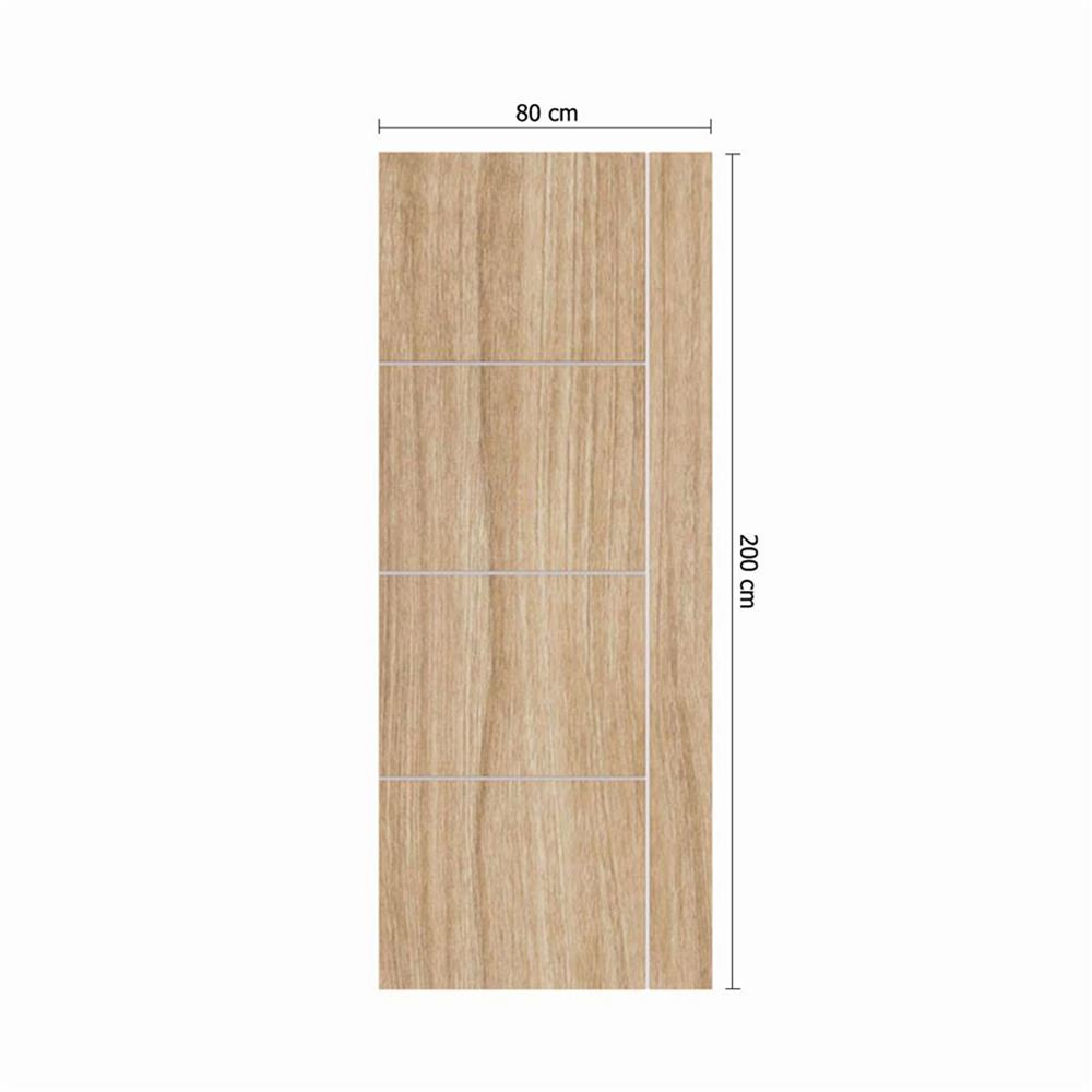 ประตูภายใน UPVC ไม่เจาะลูกบิด PARAZZO PUV03 80x200 ซม. สีลาเต้