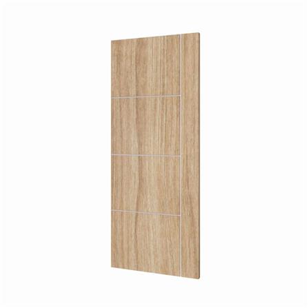 ประตูภายใน UPVC ไม่เจาะลูกบิด PARAZZO PUV03 80x200 ซม. สีลาเต้_1