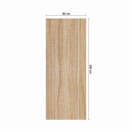 ประตูภายใน UPVC ไม่เจาะลูกบิด PARAZZO PUV03 80x200 ซม. สีลาเต้_3