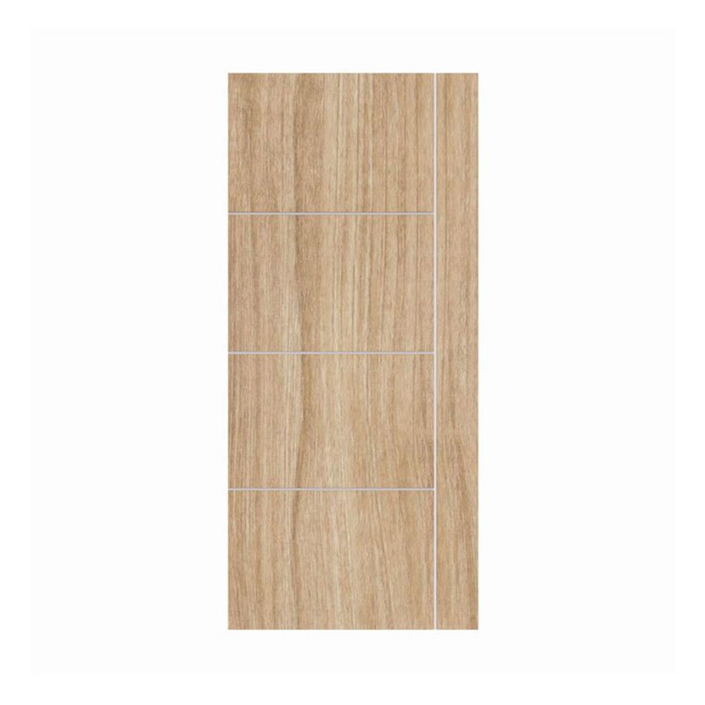 ประตูภายใน UPVC ไม่เจาะลูกบิด PARAZZO PUV03 80x200 ซม. สี LATTE