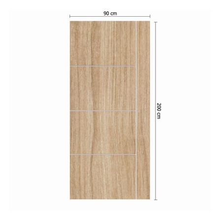 ประตูภายใน UPVC ไม่เจาะลูกบิด PARAZZO PUV03 80x200 ซม. สี LATTE_3