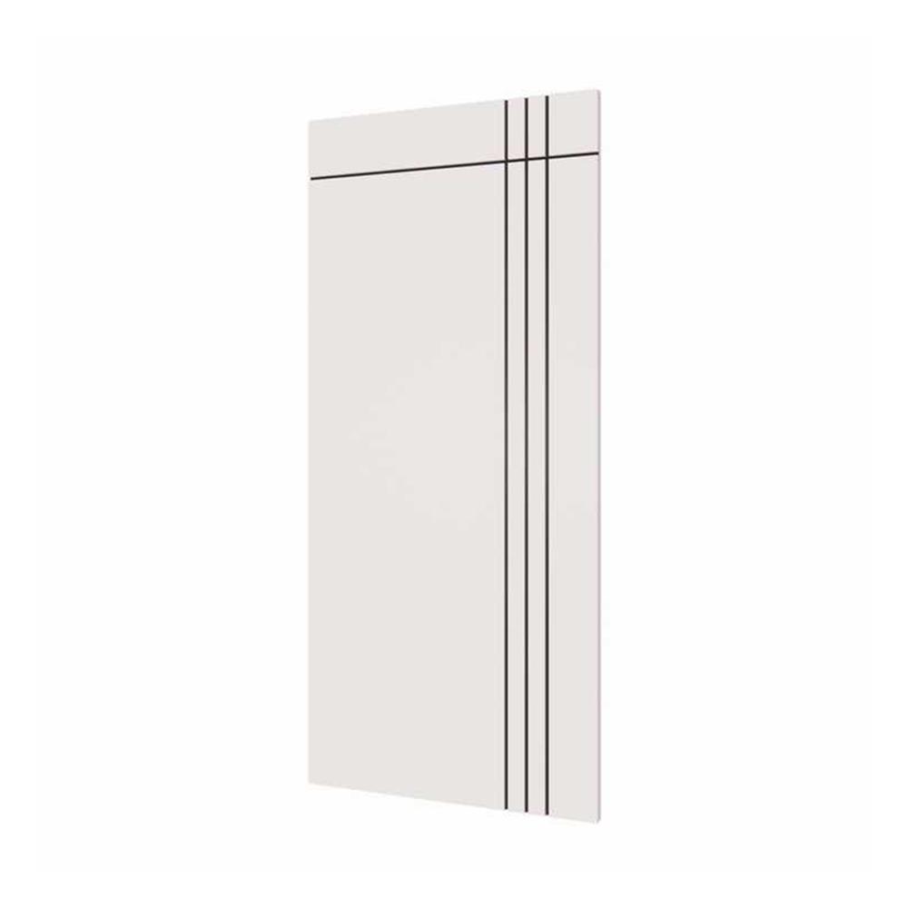 ประตูภายนอก UPVC ไม่เจาะลูกบิด PARAZZO PUN08 90x200 ซม. สีขาว