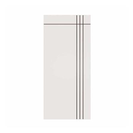 ประตูภายนอก UPVC ไม่เจาะลูกบิด PARAZZO PUN08 90x200 ซม. สีขาว_0