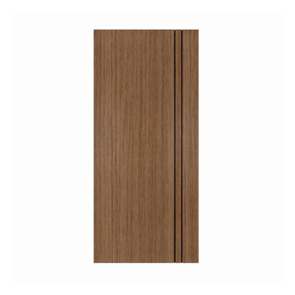 ประตูภายใน UPVC ไม่เจาะลูกบิด PARAZZO PUN02 90x200 ซม. สีช็อกโกแลต