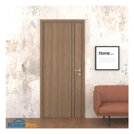 ประตูภายใน UPVC ไม่เจาะลูกบิด PARAZZO PUN02 90x200 ซม. สีช็อกโกแลต_2