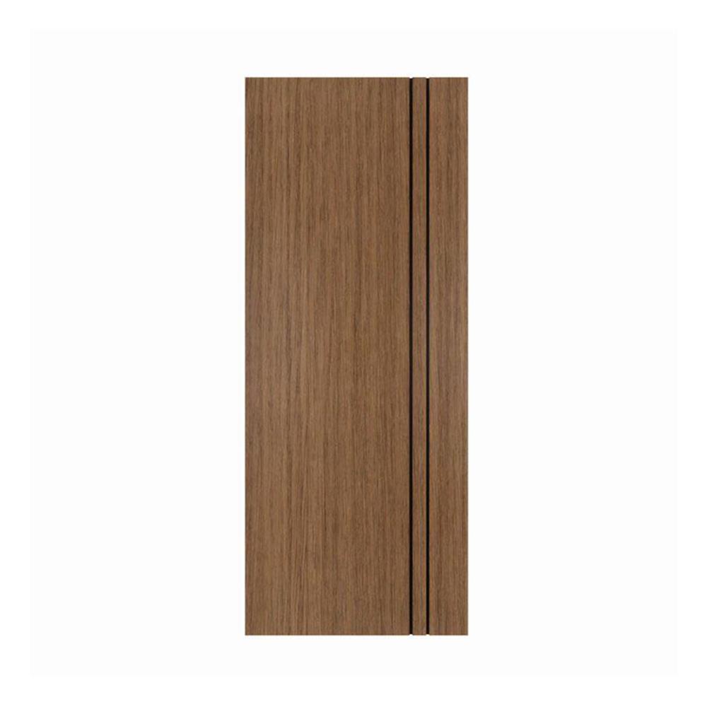 ประตูภายใน UPVC ไม่เจาะลูกบิด PARAZZO PUN02 80x200 ซม. สีช็อกโกแลต