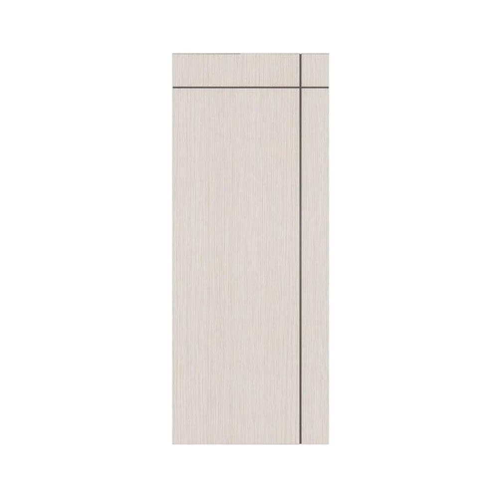 ประตูภายใน UPVC ไม่เจาะลูกบิด PARAZZO PUN06 80x200 ซม. สีสักเทา