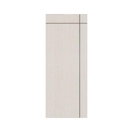 ประตูภายใน UPVC ไม่เจาะลูกบิด PARAZZO PUN06 80x200 ซม. สีสักเทา_0