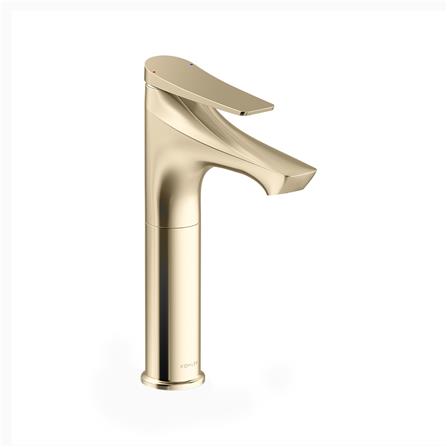 ก๊อกอ่างล้างหน้าทรงสูง KOHLER K-29547T-4-AF สีทอง_0