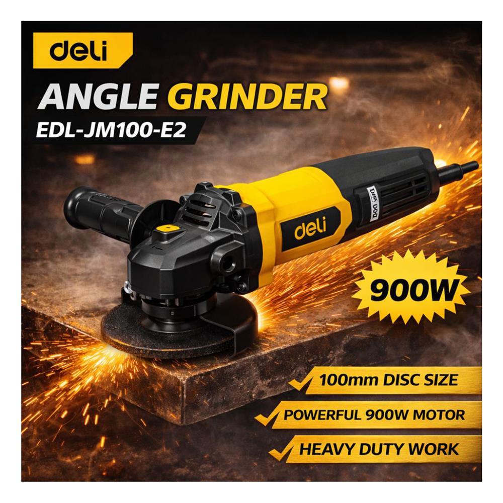 เครื่องเจียร DELI EDL-JM100-E2 4 นิ้ว 900 วัตต์