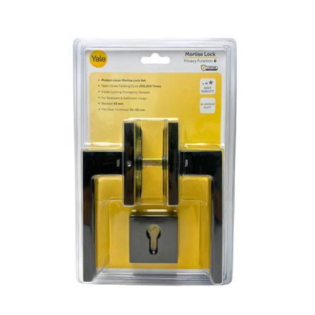 มือจับก้านโยก ห้องน้ำ YALE YML-BK-AL004BLK สีดำ_5