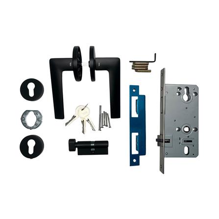 มือจับก้านโยกห้องทั่วไป YALE YMLS-YK-AL003BLK สีดำ_4