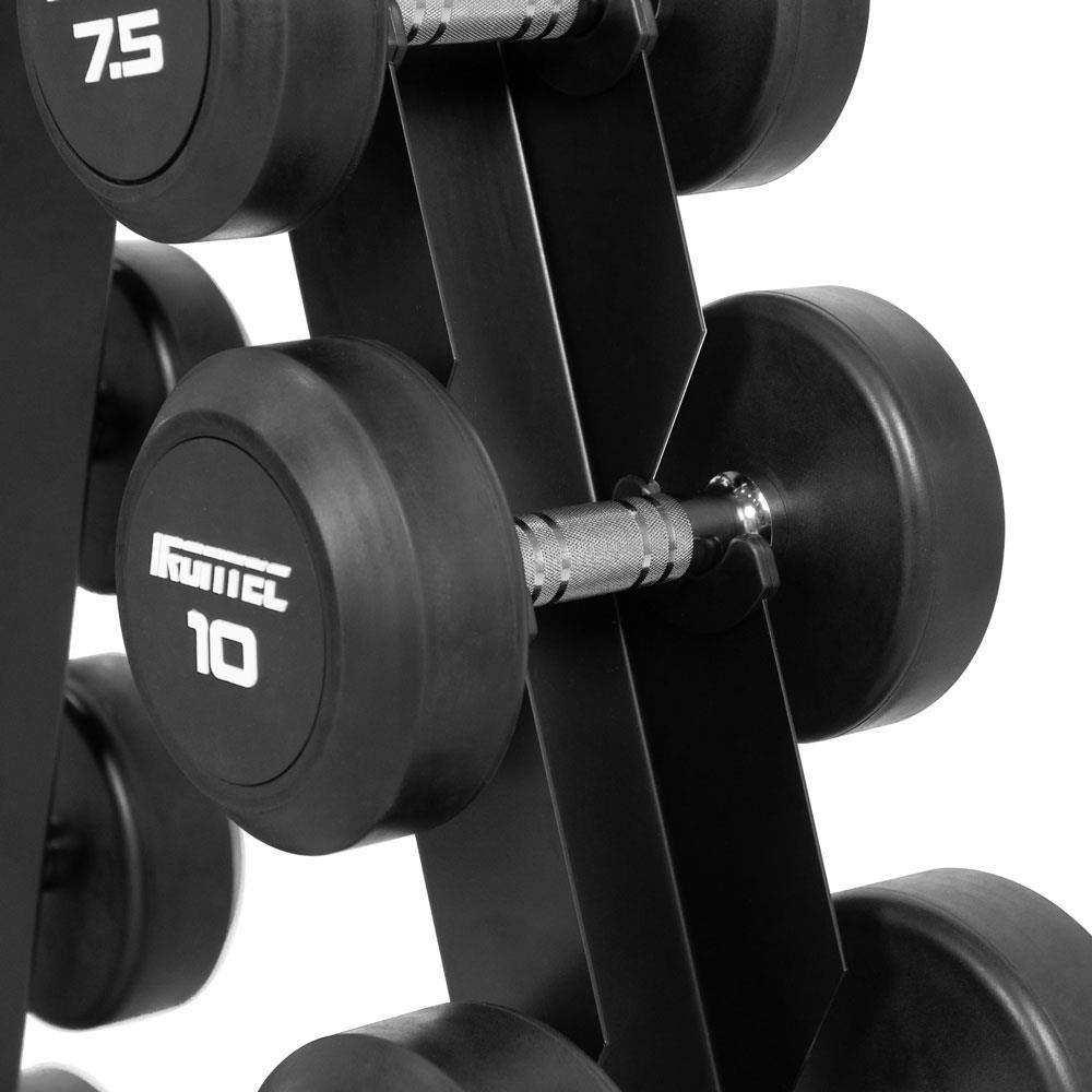 ชุดดัมเบล 6 คู่ พร้อมขาตั้ง IRONTEC