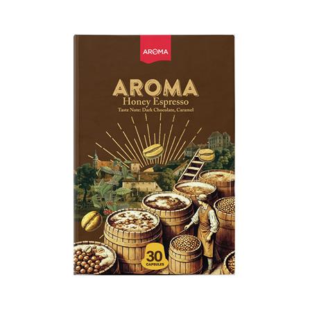 แคปซูลเครื่องชงกาแฟ AROMA ฮันนี่เอสเพรสโซ 5.5 ก. (30 แคปซูล)_0
