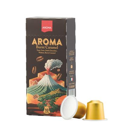 แคปซูลเครื่องชงกาแฟ AROMA เบิร์นคาราเมล 5.5 ก. (10 แคปซูล)_0