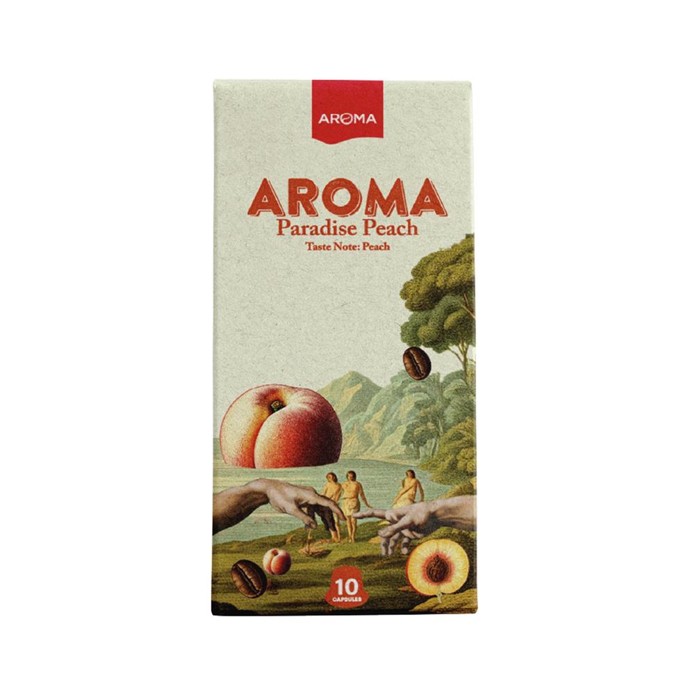 แคปซูลเครื่องชงกาแฟ AROMA พีช 5.5 ก. (10 แคปซูล)