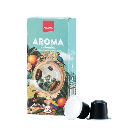 แคปซูลเครื่องชงกาแฟ AROMA โคลัมเบีย 5.5 ก. (10 แคปซูล)_0