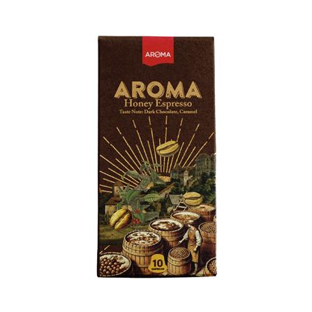แคปซูลเครื่องชงกาแฟ AROMA ฮันนี่เอสเพรสโซ 5.5 ก. (10 แคปซูล)_1