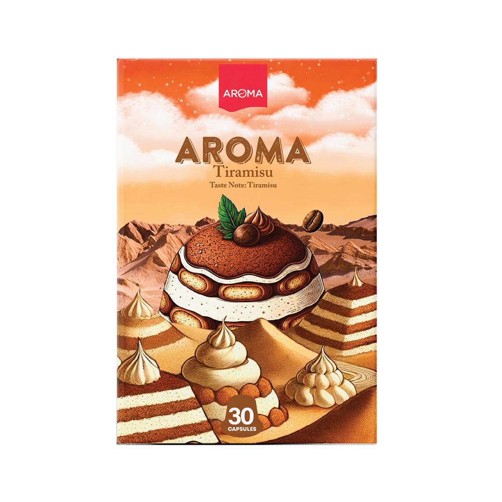 แคปซูลเครื่องชงกาแฟ AROMA ทีรามิสุ 5.5 ก. (30 แคปซูล)