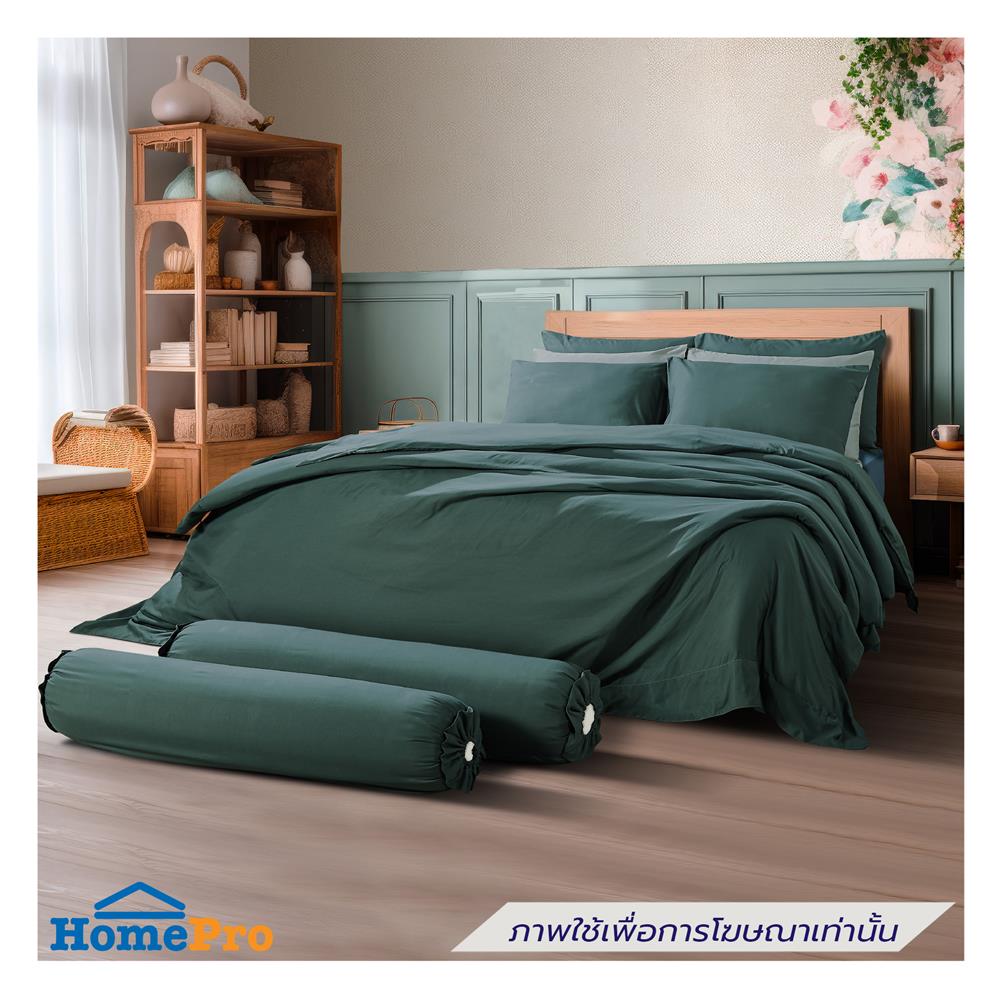 ชุดผ้าปูที่นอน 6 ฟุต (ชุด 6 ชิ้น) SATIN PLUS SOLID COLOR PS025