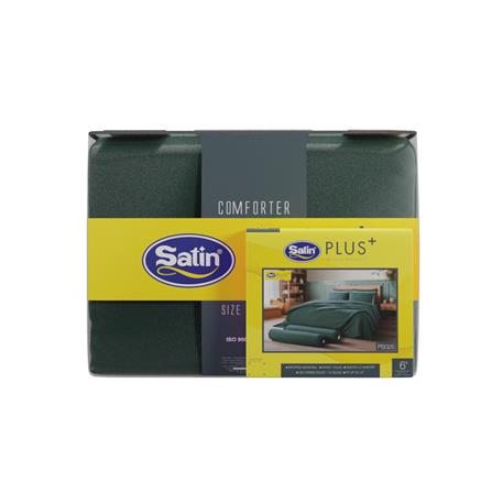 ชุดผ้าปูที่นอน 6 ฟุต (ชุด 6 ชิ้น) SATIN PLUS SOLID COLOR PS025_5