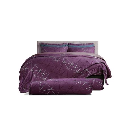 ชุดผ้าปูที่นอน 6 ฟุต (ชุด 6 ชิ้น) SATIN PLUS PRINTED SERIES PP027_1