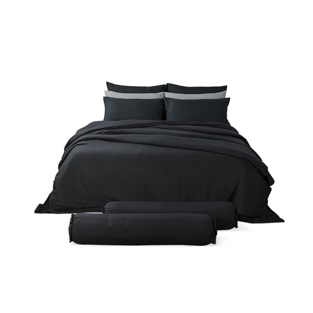 ชุดผ้าปูที่นอน 6 ฟุต (ชุด 6 ชิ้น) SATIN PLUS SOLID COLOR PS026