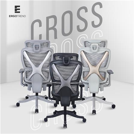เก้าอี้สุขภาพ ERGOTREND ULTIMATE CROSS สีเทา_3