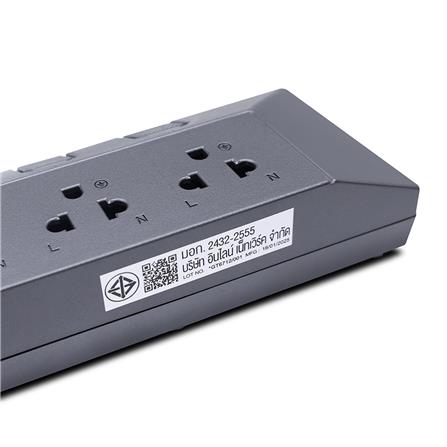 รางปลั๊กไฟ 8 ช่อง 8 สวิตซ์ 2 USB-A 2 USB-C VEXXO STUDIO POWERSTRIP 3 ม._5