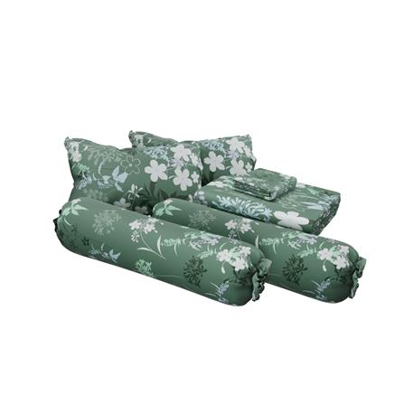 ชุดผ้าปูที่นอน 6 ฟุต (ชุด 6 ชิ้น) SATIN PLUS LUCKY ME LUCKY WISH PP035_2