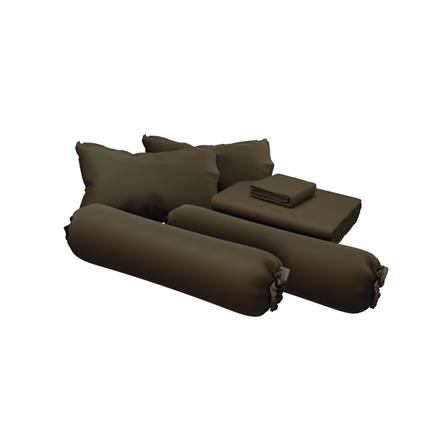 ชุดผ้าปูที่นอน 6 ฟุต (ชุด 6 ชิ้น) SATIN PLUS SOLID COLOR PS021_1