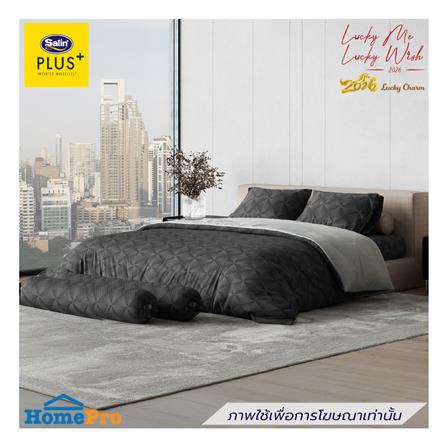 ชุดผ้าปูที่นอน 6 ฟุต (ชุด 6 ชิ้น) SATIN PLUS LUCKY ME LUCKY WISH LK073_0