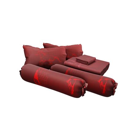 ชุดผ้าปูที่นอน 6 ฟุต (ชุด 6 ชิ้น)  SATIN PLUS LUCKY ME LUCKY WISH LKS007_2